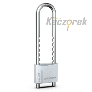 Kłódka Gerda 259 - Alu Line Kap S50 - kłódka aluminiowa z regulowanym pałąkiem H60-150, blister